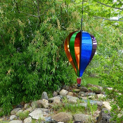 Rainbow Glitter 6 Panel Hot Air Balloon 