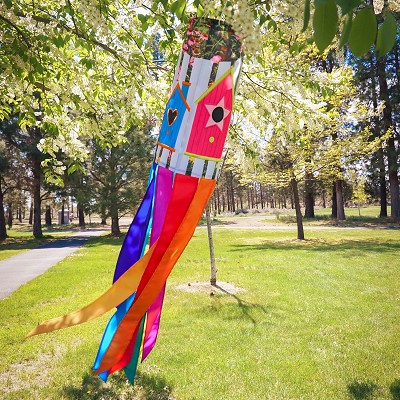 Bird House Garden Windsock 40" 
