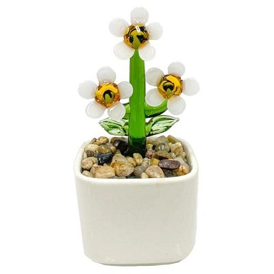 Milano Art Glass Daisy Plant 