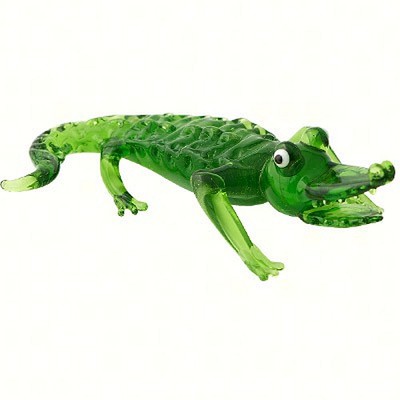Milano Art Glass Animals Alligator 