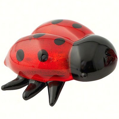 Milano Art Glass Animals Ladybug 