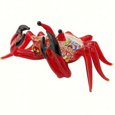 Milano Art Glass Animals Crab 
