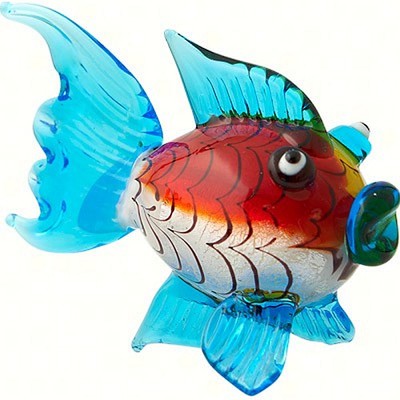 Milano Art Glass Animals Blowfish 