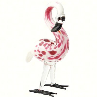 Milano Art Glass Animals Flamingo 