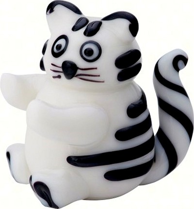 Milano Art Glass Animals Fat Cat 