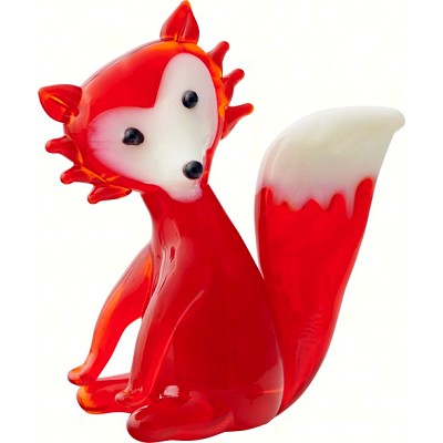 Milano Art Glass Animals Red Fox 