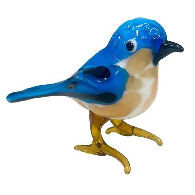 Milano Art Glass Animals Bluebird 