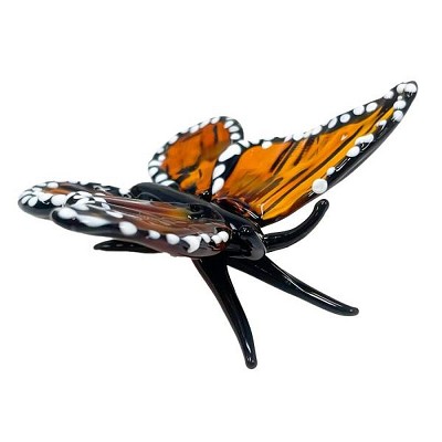 Milano Art Glass Animals Monarch Butterfly 