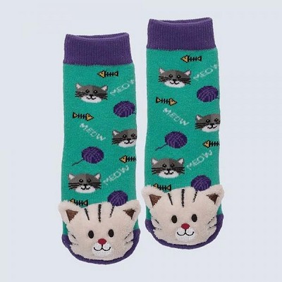 Cat Toddler Slipper Socks 