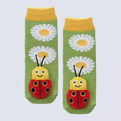 Ladybug Toddler Slipper Socks 