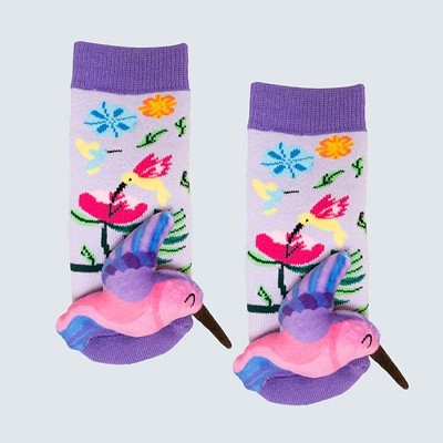 Hummingbird Toddler Slipper Socks 