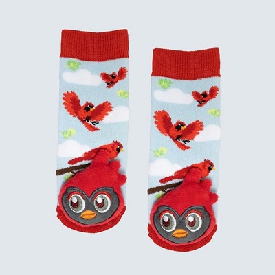 Cardinal Toddler Slipper Socks 
