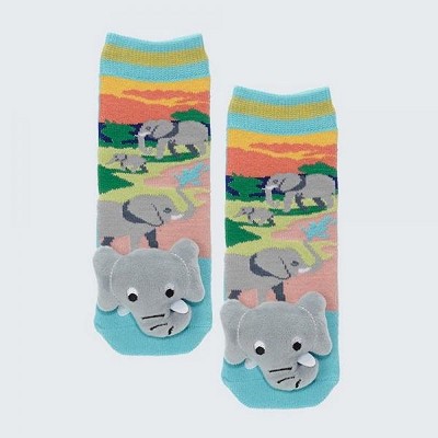 Elephant Toddler Slipper Socks 