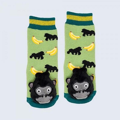 Gorilla Toddler Slipper Socks 