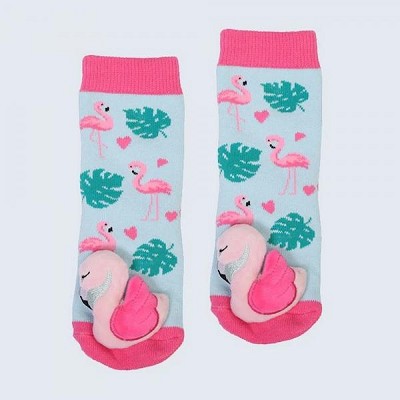 Flamingo Toddler Slipper Socks 