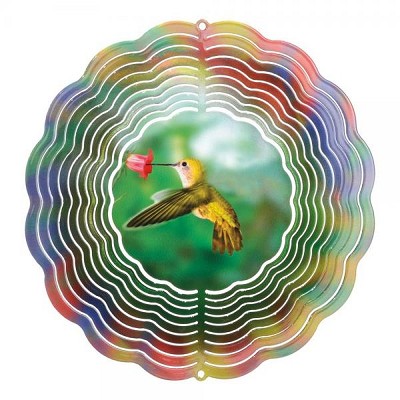 Eyecatcher Hummingbird Wind Spinner 16" 