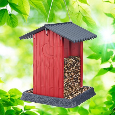 Red Shed Hopper Bird Feeder 