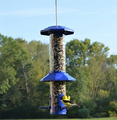 Funnel Flip-Top Squirrel-Proof Bird Feeder 