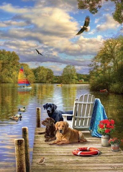 Dog Day Afternoon 1000 Piece Jigsaw Puzzle 