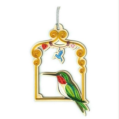Hummingbird Swing Ornament 