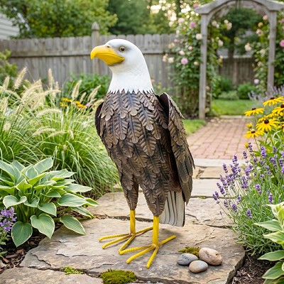 Bald Eagle Decor Sculpture Standing 18" 