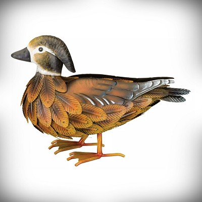 Wood Duck Decor Sculpture Female 