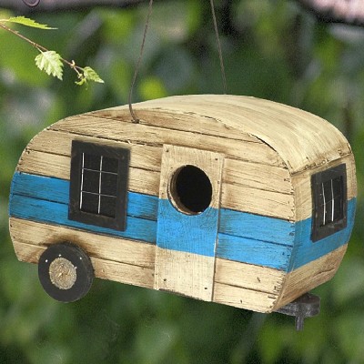 Retro Camper Bird House 