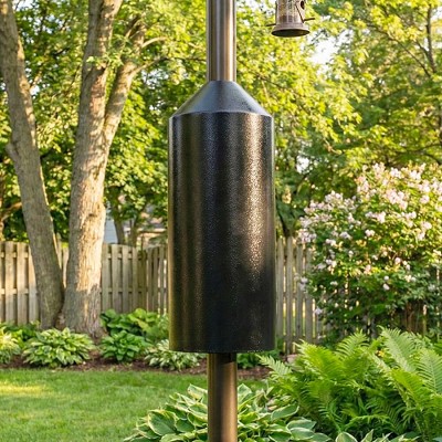 Torpedo Squirrel Baffle Black 6" Diameter 