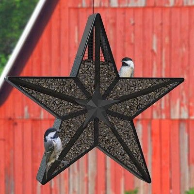 Rustic Farmhouse Star Bird Feeder 