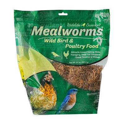 Wildlife Sciences Dehydrated Mealworms 21 oz. 