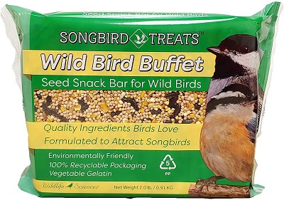 Songbird Treats Wild Bird Buffet Seed Bar 2 lb. 8/Pack 