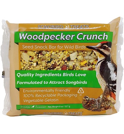 Songbird Treats Woodpecker Crunch Seed Bar 8 oz. 12/Pack 